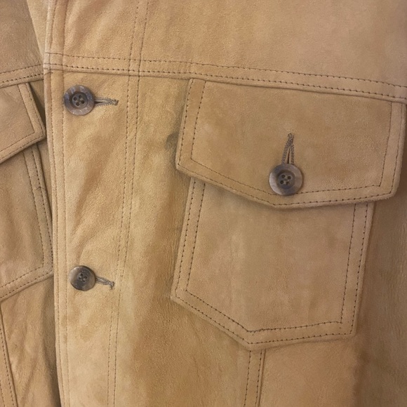 JJ Bean - Mens Suede Jacket - Large - Picture 8 of 9